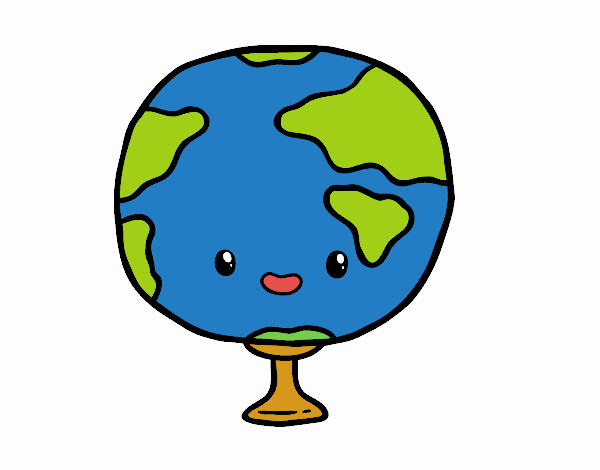 mi dibugo de nuestro planeta tierra de lola garcia de 5 anos