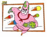 Dibujo Bob Esponja - Sr súper dúper al ataque pintado por mendz