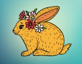 Dibujo Conejo primaveral pintado por RikkaSofia