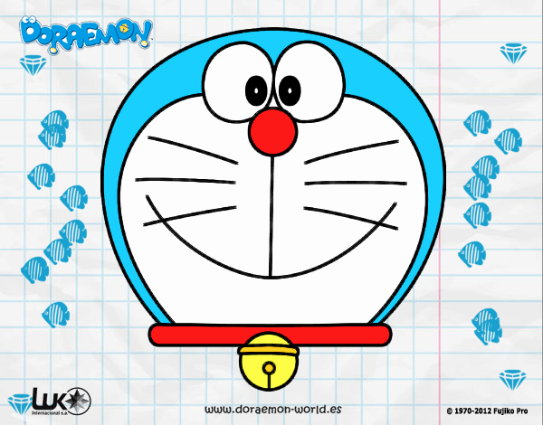 Dibujo Doraemon, el gato cósmico pintado por Luciaa99