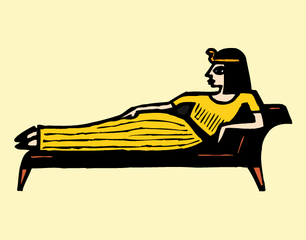 Cleopatra tumbada
