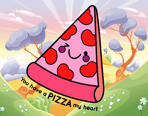 Dibujo You have a pizza my heart pintado por Lorelai