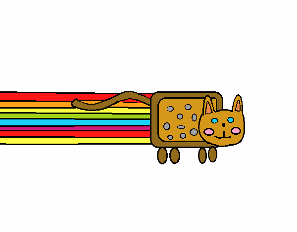 Gato arcoíris