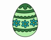 Dibujo Huevo de Pascua floral pintado por Luciaa99