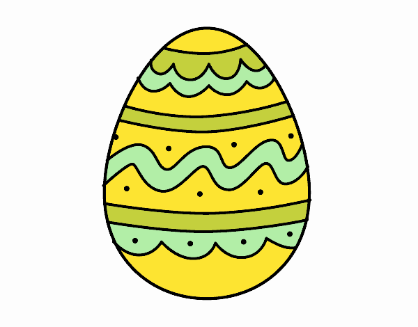 Huevo del día de Pascua
