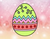 Dibujo Un huevo de Pascua pintado por Luciaa99