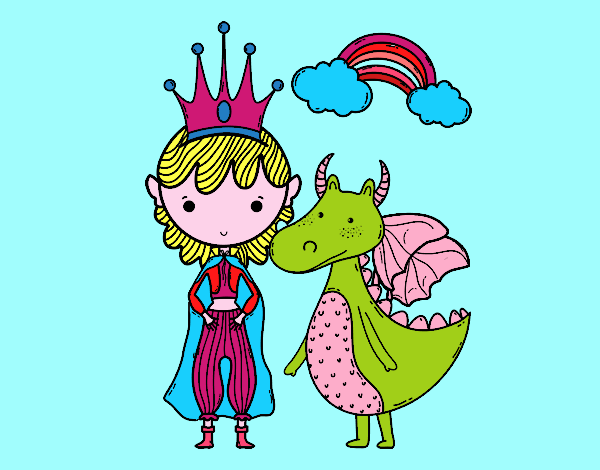 EL Dragon y la princesa Liz
