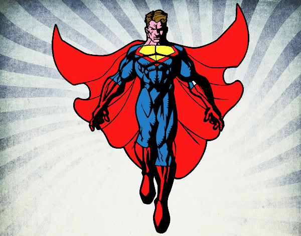 Un Super héroe volando