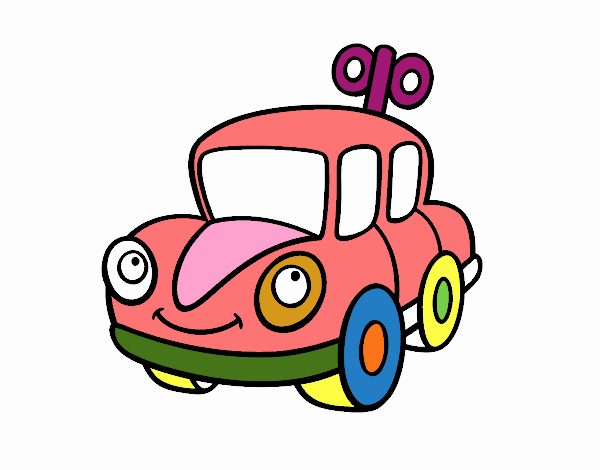 Un coche de juguete