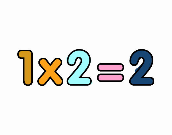La multiplicacion 1 x 2