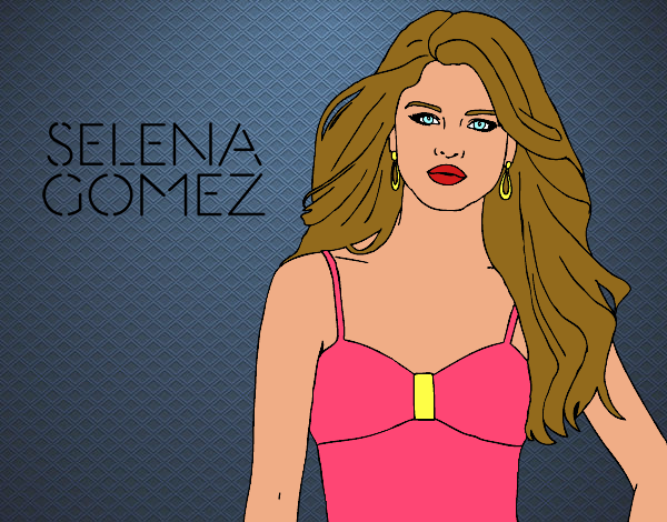 Dibujo De Selena Gomez Pintado Por En Dibujos Net El D A A Las