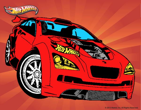 Dibujo De Hot Wheels Pintado Por En Dibujos Net El D A A Las