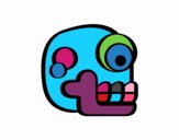 Una calavera azteca