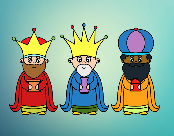 Los tres reyes magos.