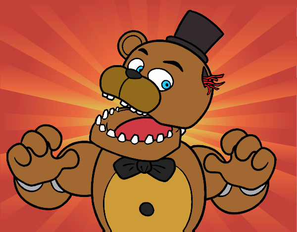 Dibujo De Freddy Fazbear Of Freddys Fazbear Pizzeria Pintado Por En