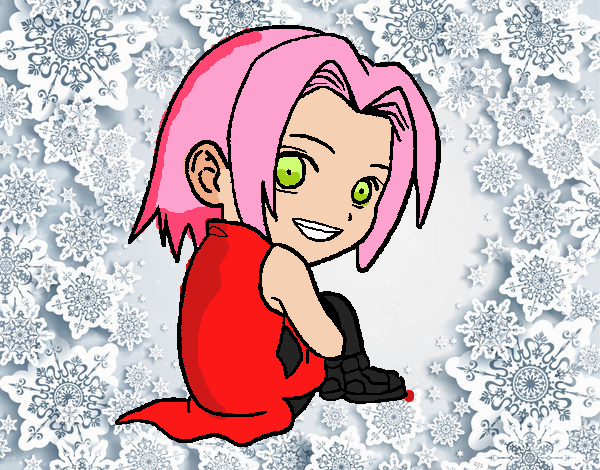 Dibujo de Sakura haruno pintado por en Dibujos net el día a las Imprime