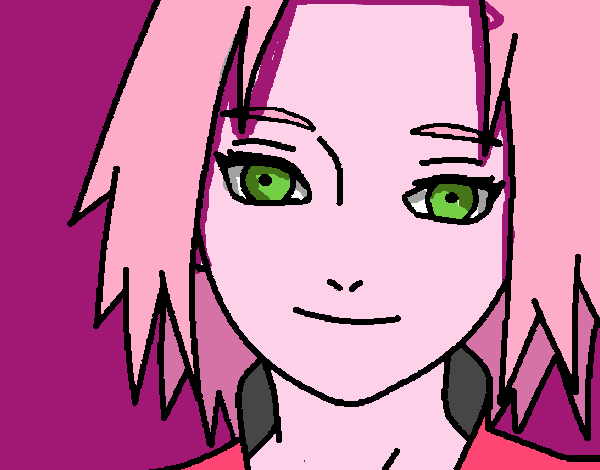 Dibujo De Sakura Haruno Red Pintado Por En Dibujos Net El D A