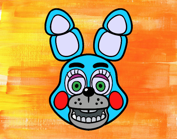 Dibujo De Cara De Toy Bonnie De Five Nights At Freddy S Pintado Por En