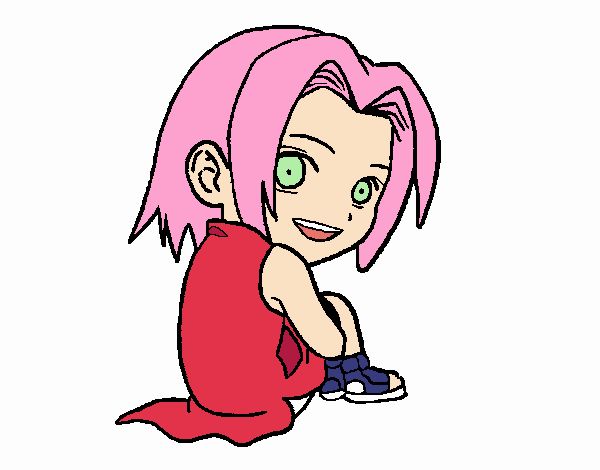 Dibujo De Sakura Haruno Pintado Por En Dibujos Net El D A A