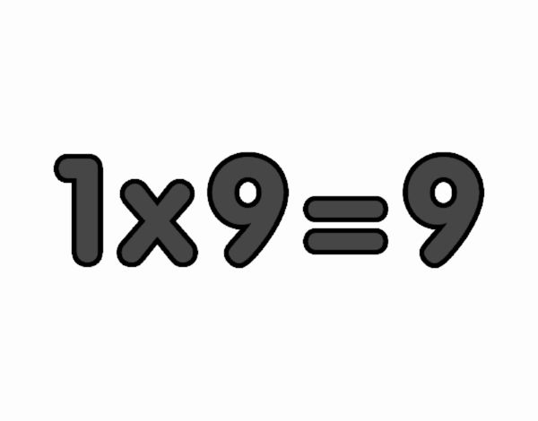 1×9=9