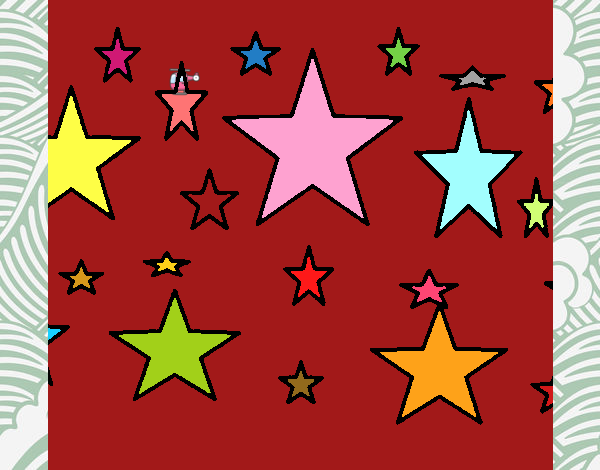 estrellas de colores