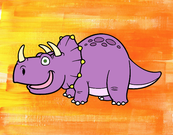 Triceratops morado