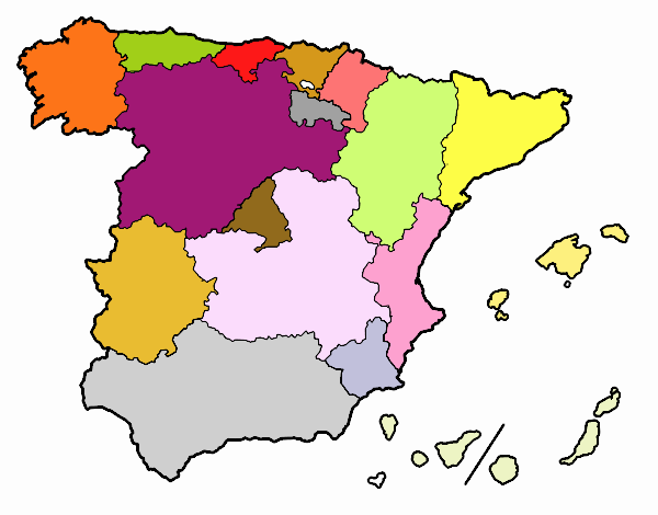 Mapa provincias Españolas