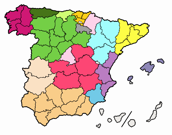 Mapa de Espanya