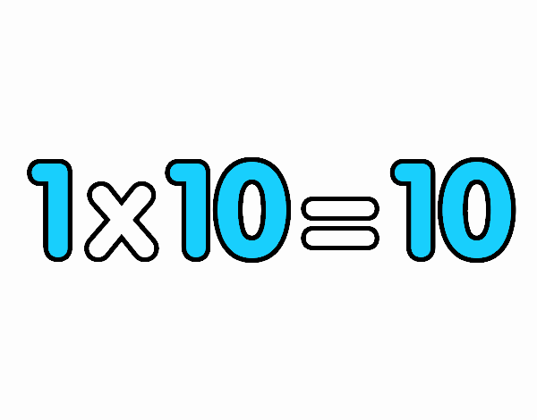 1 x 10