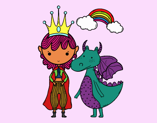 Príncipe y dragón