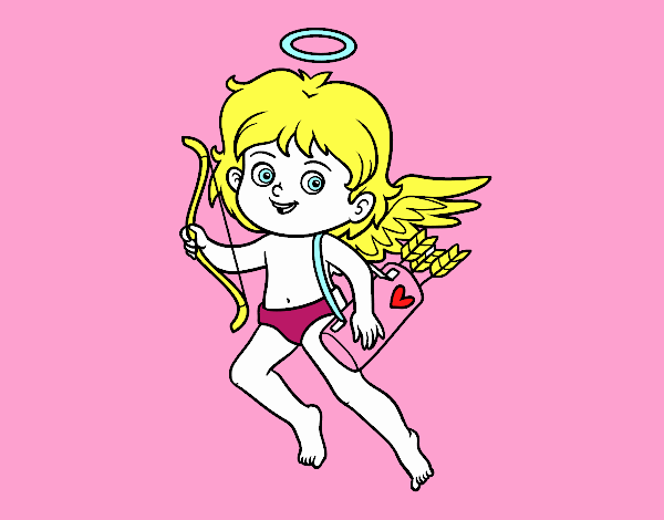 Cupido con su arco mágico