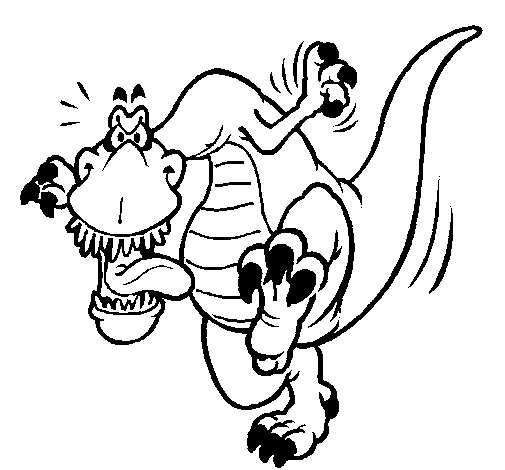 Dibujo de Alosaurio para Colorear