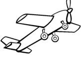 Dibujo de Avión de juguete