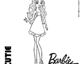 Dibujo de Barbie Fashionista 3 para colorear