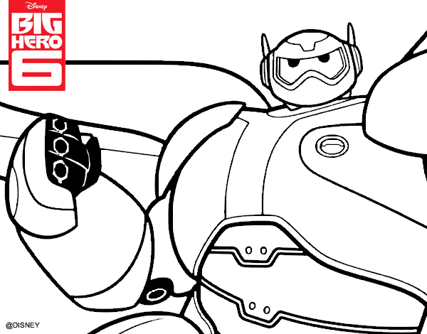 Dibujo De Big Hero Baymax Para Colorear Dibujos Net The Best Porn Website