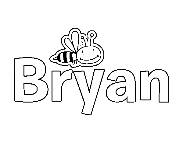 Dibujo de Bryan para Colorear