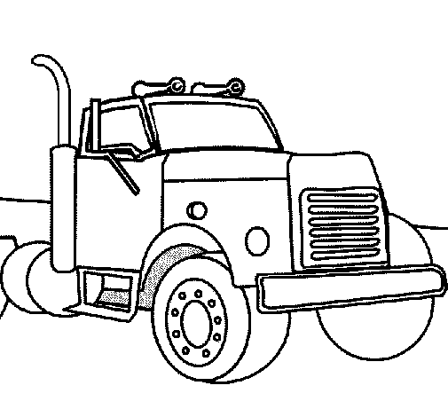 Dibujo de Camión 2 para Colorear