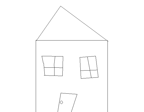 Dibujo de Casa 8 para Colorear