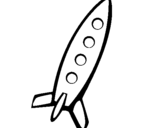 Dibujo De Lanzamiento Cohete Para Colorear Dibujos Net