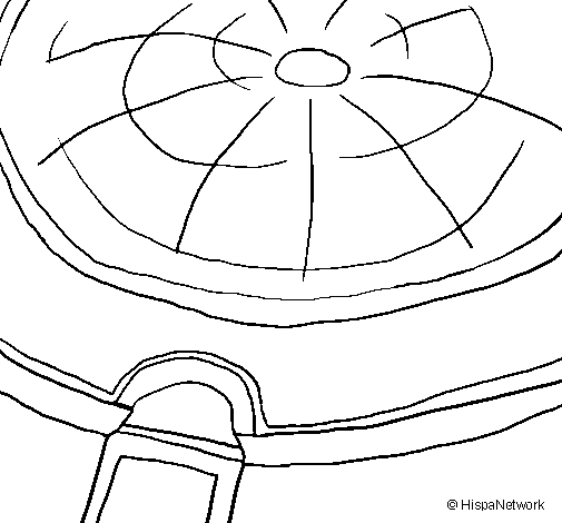 Dibujo de Cúpula del Panteón para Colorear