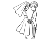 Dibujo de El Marido y la Mujer para colorear