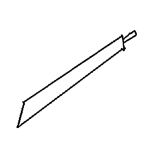 Dibujo de Espada para Colorear
