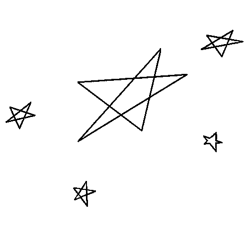 Dibujo de Estrellas 1 para Colorear