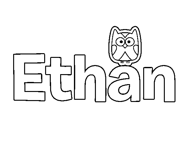 Dibujo de Ethan para Colorear