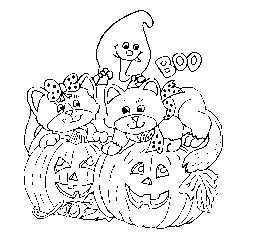 Dibujo de Halloween para Colorear