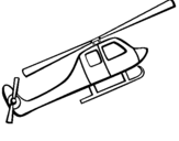 Dibujo de Helicóptero de juguete para colorear