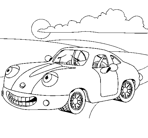 Dibujo de Herbie 2 para Colorear