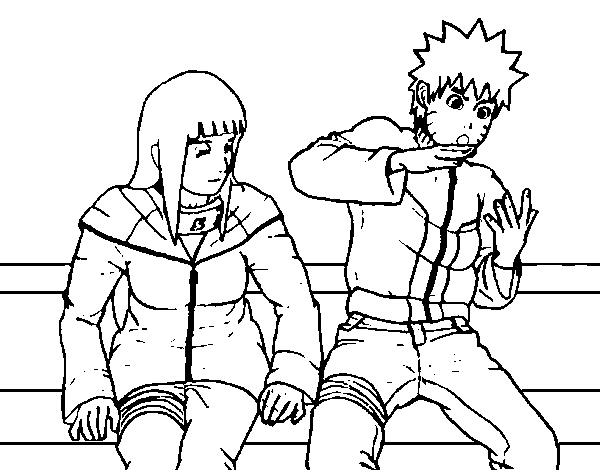 Naruto y hinata imagenes para dibujar - Imagui