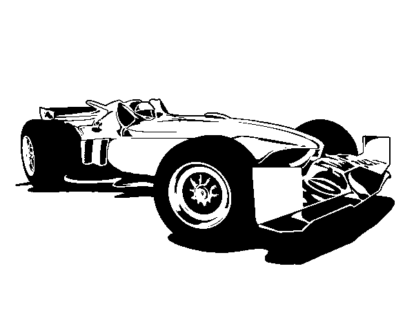 Dibujo de Hot Wheels Tyrrell P34 para Colorear