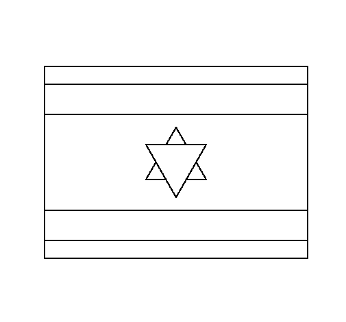 Dibujo de Israel para Colorear
